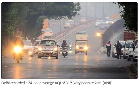 Mercury in Delhi Plunges to Season’s Lowest as Air Quality Remains Very Poor