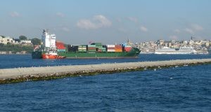 Boxship Fully Operational After Allision with Shore Pier in Bosphorus